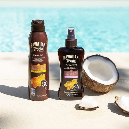 Hawaiian Tropic Protective Dry Argan Oil SPF30 177ml na Arena.pl