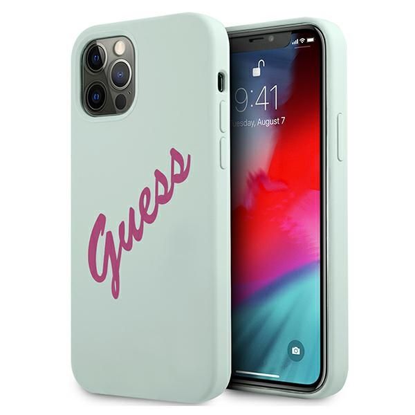 Etui Guess do iPhone 12, iPhone 12 Pro, Niebieski zdjęcie 1