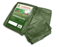 PLANDEKA WZMACNIANA 6X12 M ZIELONA 90G BRADAS