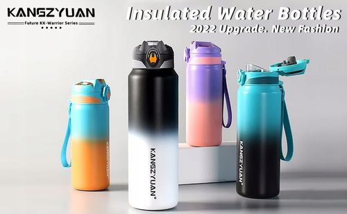 Kubek termiczny Termos Bidon na napoje kawę Sportowy izolowany z ustnikiem na Arena.pl