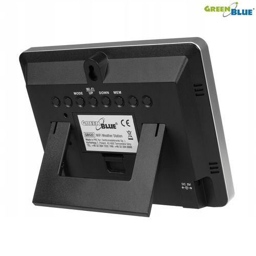 STACJA POGODY POGODOWA BEZPRZEWODOWA Z Wi-Fi ZEGAR APLIKACJA SMARTFON na Arena.pl