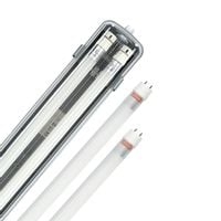 Zestaw 1xoprawa hermetyczna AQUA M 2x120 + 2xświetlówka 18W neutralna