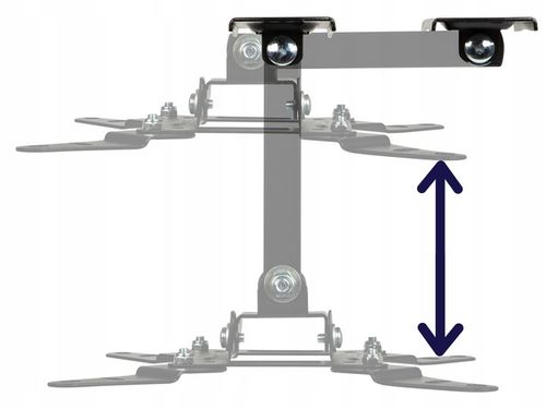 MOCNY UCHWYT ŚCIENNY REGULOWANY WIESZAK TV MONITORA TELEWIZORA LCD na Arena.pl