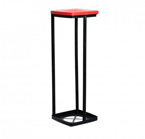 KOSZ ŚMIECI STELAŻ STOJAK NA WORKI 120 L NIEBIESKI zdjęcie 2