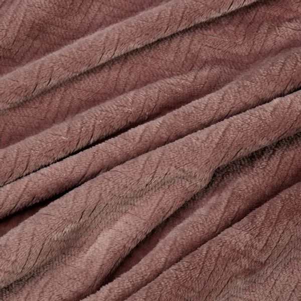 Koc narzuta CINDY5 200x220 Design91 ceglany zdjęcie 4