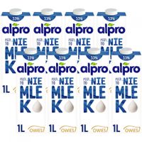 ALPRO NieMlek* Napój roślinny owsiany NIE MLEKO 3,5% Zestaw 8x 1L