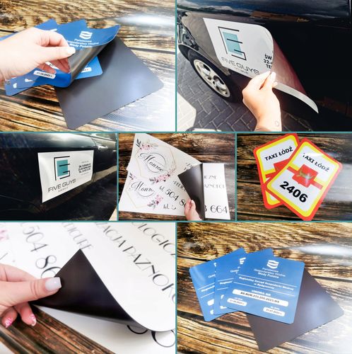 Magnes na Samochód Reklama Magnetyczna 60x30 na Arena.pl