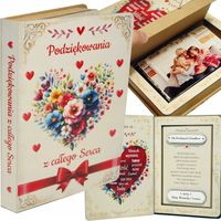 PREZENT NA DZIEŃ BABCI I DZIADKA ALBUM ZDJĘCIA PODZIĘKOWANIA RAMKA ZESTAW K