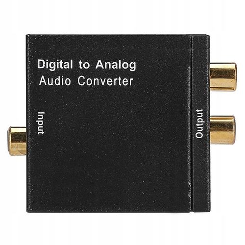 Optyczny Konwerter Coaxial Toslink/ SPDIF RCA 2x CINCH Cyfrowe na na Arena.pl