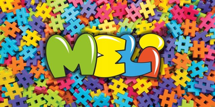 KLOCKI KONSTRUKCYJNE WAFLE MELI Basic Constructor PINK 400 el PUZZLE GOFRY zdjęcie 14