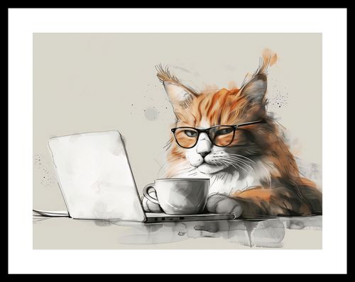 Plakat 40x30cm Nie przed Kawusią na Arena.pl