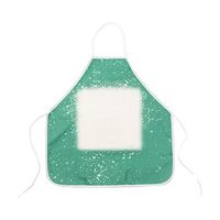 Fartuch lniany Bleached Starry Green do sublimacji