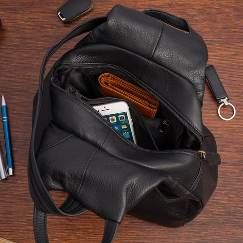 plecak damski skórzany czarny na Arena.pl