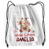 Plecak Sportowy Szkolny Dla Amelii Córki Dziecka Z Nadrukiem Ze Zdjęciem