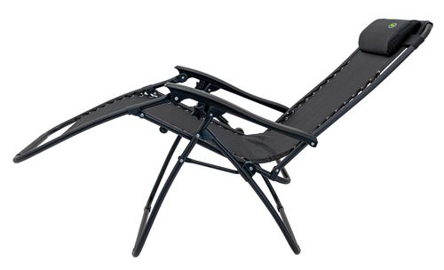 Leżak Ogrodowo Plażowy Czarny na Arena.pl