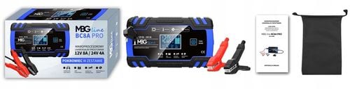 Mocny Prostownik Samochodowy Ładowarka Akumulatora LCD 24V 12V 8A AUTOMAT na Arena.pl