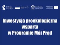 Tabliczka A4 MÓJ PRĄD FOTOWOLTAIKA WYMÓG grawer
