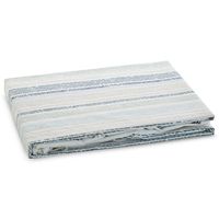 Prześcieradło z makosatyny z gumką PRINT 220X200 + 30 niebieskie