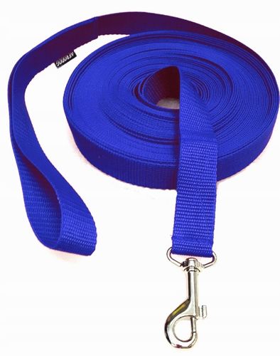 Smycz TRENINGOWA 10m/2,5cm - obroża M na Arena.pl