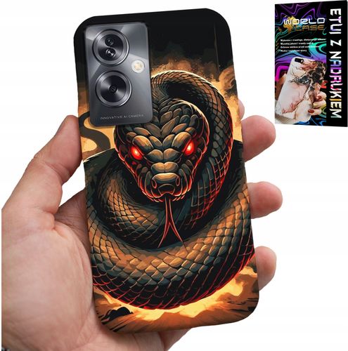 ETUI DO OPPO A79 5G - WĄŻ, WĘŻE KOBRA GRZECHOTNIK CASE + FOLIA na Arena.pl