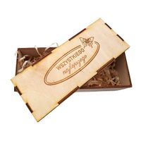 Drewniane Pudełko Prezentowe z Grawerem – Idealne na Upominek