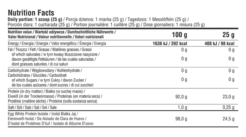 7Nutrition - Egg Protein Isolate 900 g - naturalny zdjęcie 4