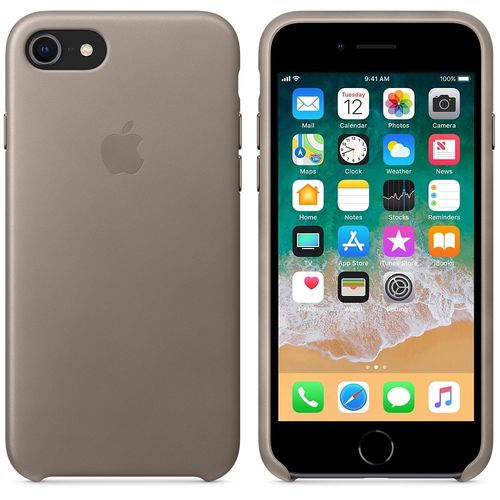 Apple iPhone 8 / 7 Leather Case - Taupe na Arena.pl