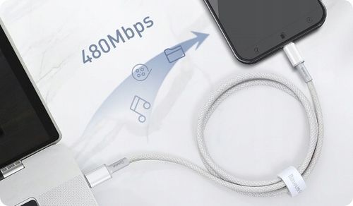 BASEUS KABEL USB-C TYPE-C SZYBKIE ŁADOWANIE do LIGHTNING IPHONE 20W PD 2m na Arena.pl
