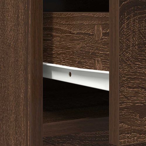 Komoda z szufladami i drzwiami, brązowy dąb, 73x31x90 cm na Arena.pl