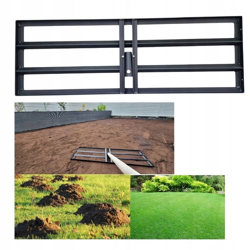 NIWELATOR TERENU RĘCZNY RÓWNIARKA TRAWNIKA KRETOWISK 90 x 30cm JAKOŚĆ na Arena.pl