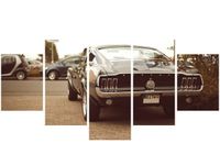 80CM 150CM OBRAZ 5 ELEM FORD MUSTANG 55LANEY69 ŚCIENNY