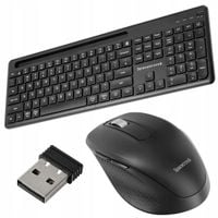 ZESTAW Klawiatura i mysz BEZPRZEWODOWA BT USB 2,4 GHz Spacetronik SP-RCA20