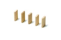 TOLUX tenon system - ŁĄCZNIK RYFLOWANY PŁASKI buk 5x30 300 szt.