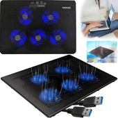 Podstawka Podkładka Chłodząca pod Laptopa Komputer Podświetlenie LED USB