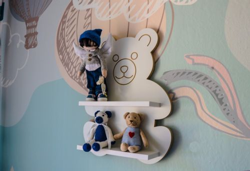 Półka Miś Dwupoziomowa Misiu biały na Arena.pl