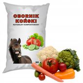 Obornik Koński Nawóz Ekologiczny Kompostowany 20 kg do Warzyw i Owoców