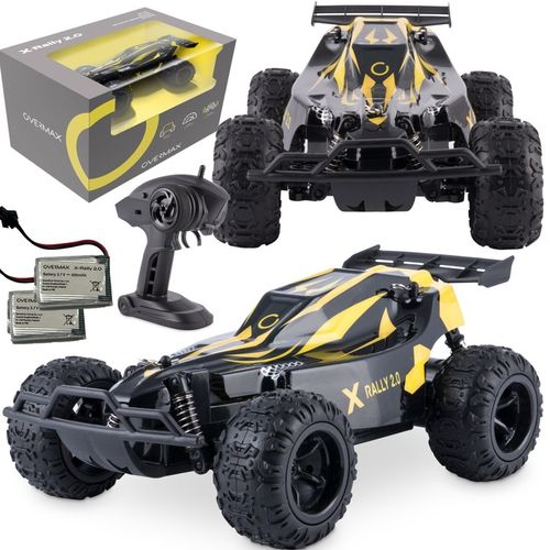 Samochód Zdalnie Sterowany Rc Overmax Rally 20Km/H Dwa Akumulatory na Arena.pl