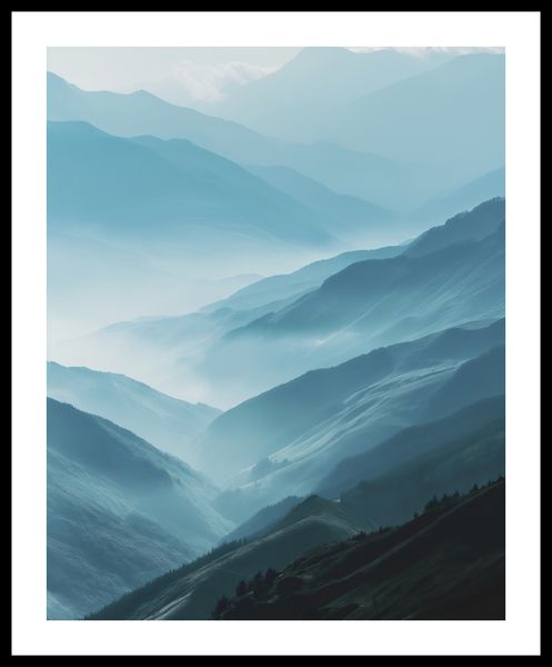 Plakat 40x50cm Między Chmurami zdjęcie 3