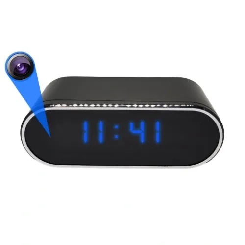 ZEGAR Z UKRYTA MINI KAMERA SZPIEGOWSKA WiFi BUDZIK na Arena.pl