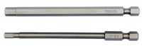 KOŃCÓWKI WKRĘTAKOWE 1/4'' 2SZT HEX TAMPERPROOF 4*100, 6*100 - YT-0495