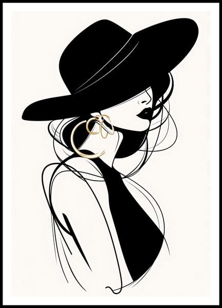 Plakat 70x100cm Uwikłana Elegancja zdjęcie 3