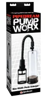 pipedream pump worx max-width przezroczysta pompka treningowa 26 cm