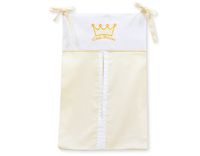 przybornik- torba na pampersy- little prince/princess kremowe