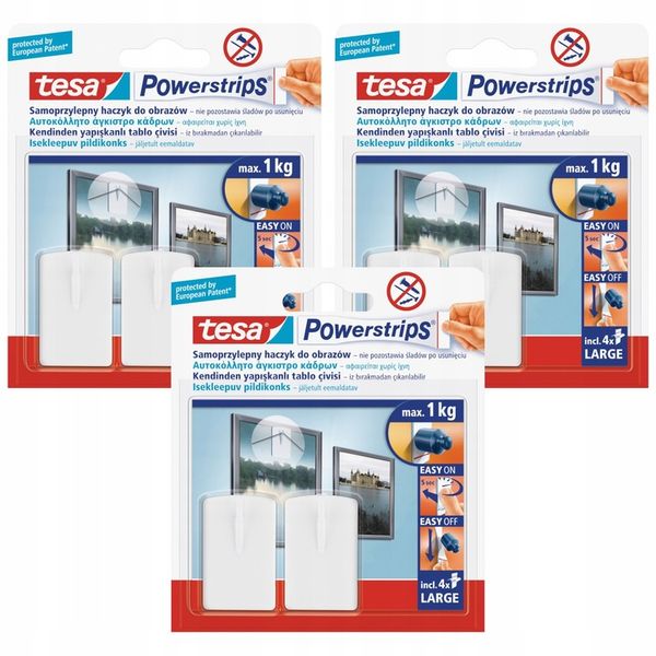 Haczyk Tesa 6 szt. 1000 g zdjęcie 1