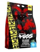 GAINER NA MASĘ białko węglowodany PVL Mutant mass 6800g BANAN TRUSKAWKA