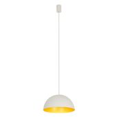 Wisząca lampa do salonu Hemisphere Super 10701 Nowodvorski biała złota