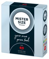 Prezerwatywy Mister Size 60 mm (3 szt)