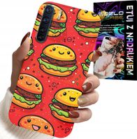 ETUI DO OPPO A91 - SŁODKIE UŚMIECHNIĘTE BURGERY POKROWIEC