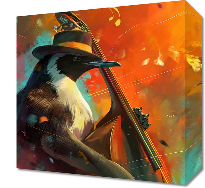 Obraz 30x30cm Pingwinia Nuta zdjęcie 1