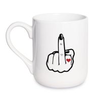 KUBEK "FUCK YOU" Wzór - Elegant Coffee 330 ml